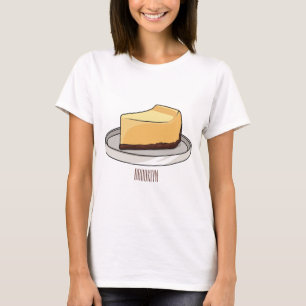 Cheesecake cartoon illustration T-Shirt