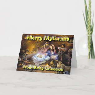 Cheeses Nativity Holiday Card