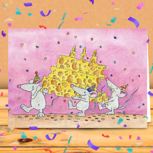 CHEESY BIRTHDAY WISHES greeting card by N. Janes
