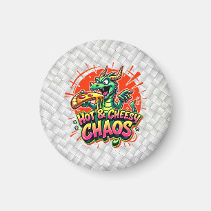 Cheesy Dragon Delight Magnet