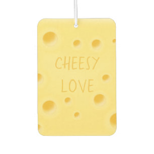"Cheesy Love" Adorable Custom Cheese Heart Car Air Freshener