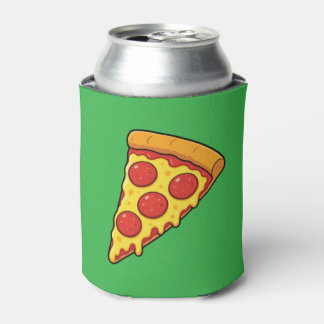 Cheesy Pepperoni Pizza Slice Can Cooler
