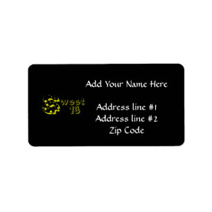 Cheesy Sweet 16 Label