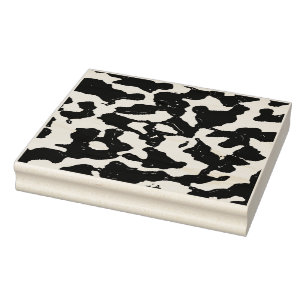 Cheeta Print Design Rubber Stamp