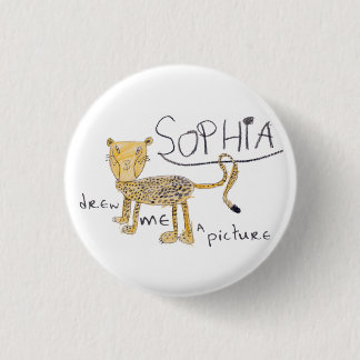 Cheetah 3 Cm Round Badge