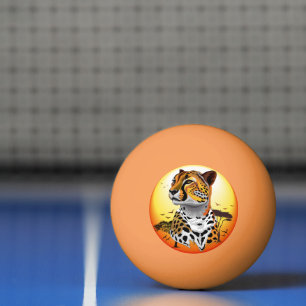 Cheetah African Feline Wild Animal Ping Pong Ball
