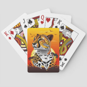 Cheetah African Feline Wild Animal Playing Cards