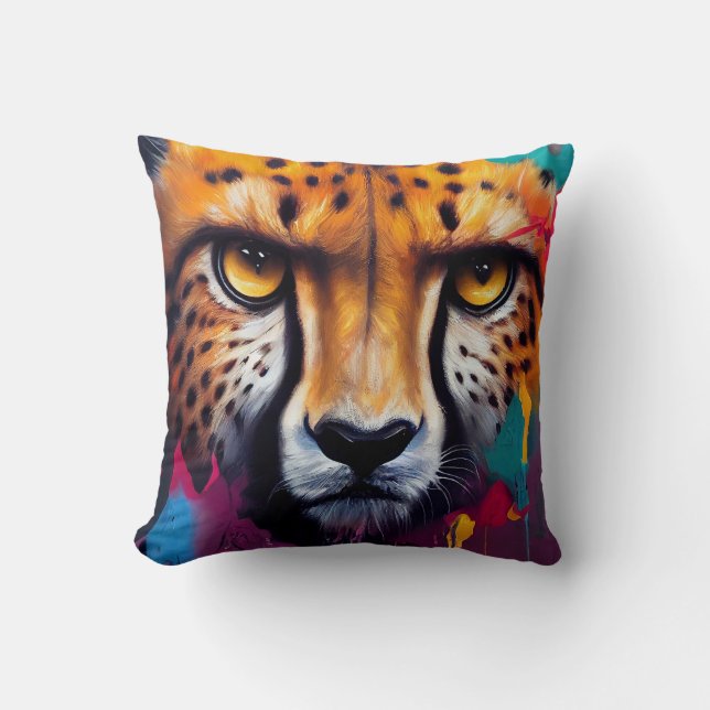 Cheetah  Animal Discovery Adventure Nature Planet  Cushion (Front)