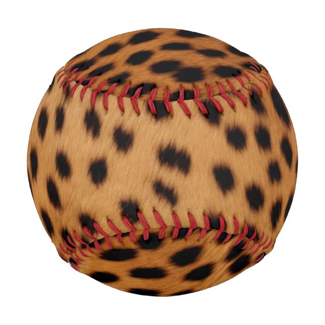 Cheetah Animal Fur Baseball (Front)