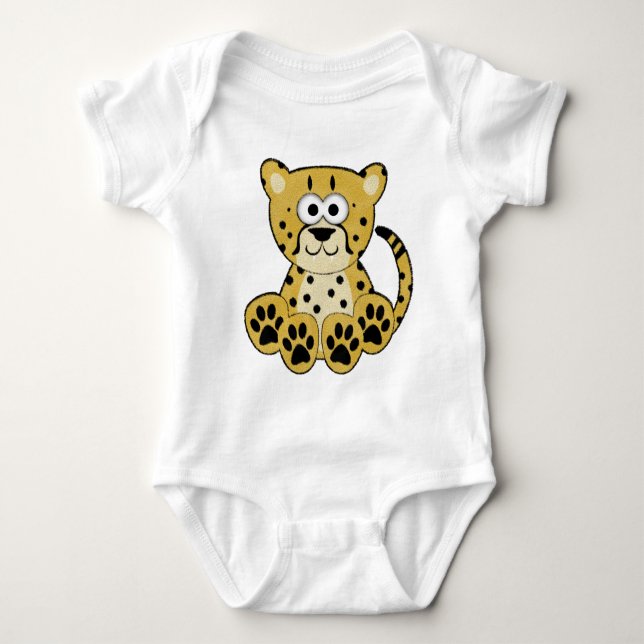 Cheetah Baby Bodysuit (Front)