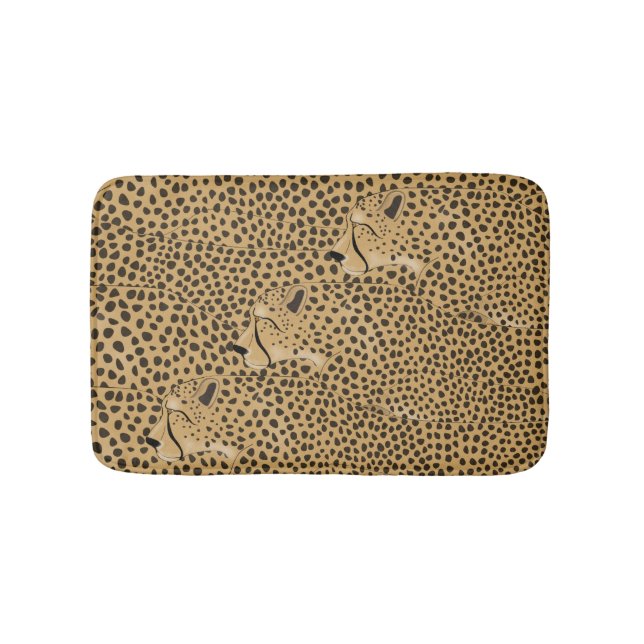 Cheetah Bathmat (Front)