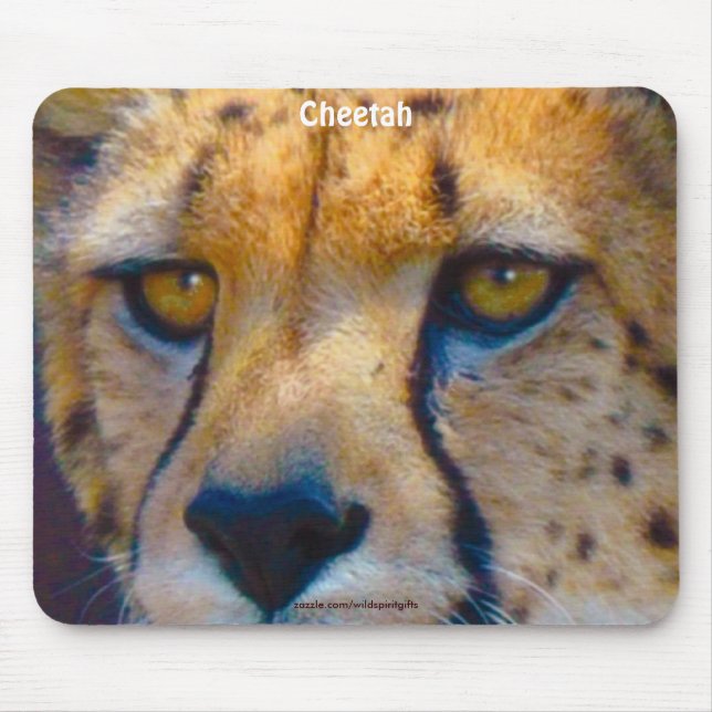Cheetah Big Cat Wildlife Art Mousepad (Front)