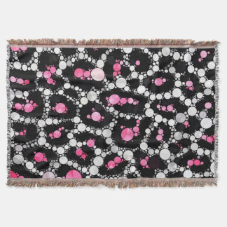 Cheetah Bling Pattern Art Custom Throw Blankets