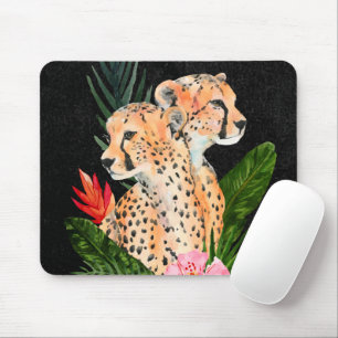 Cheetah Bouquet Mouse Pad