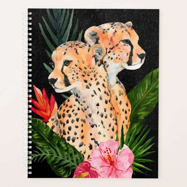 Cheetah Bouquet Planner (Front)