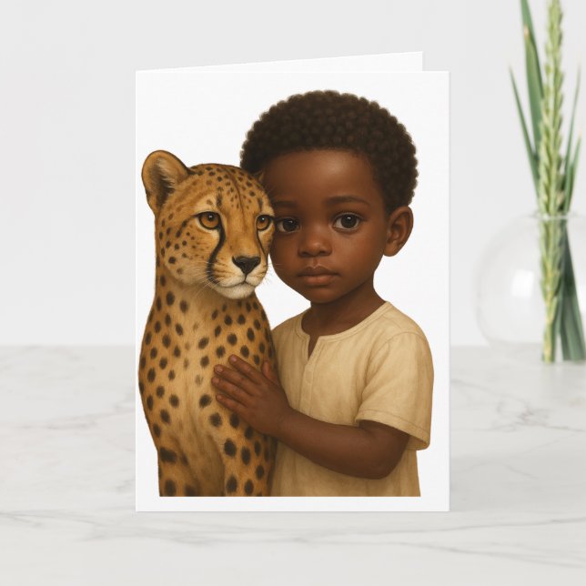Cheetah & Boy: Bond of the wild and innocent Card (Front)