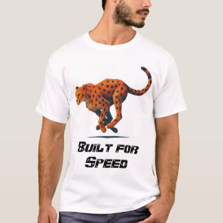 Cheetah Built for Speed titled T-Shirt