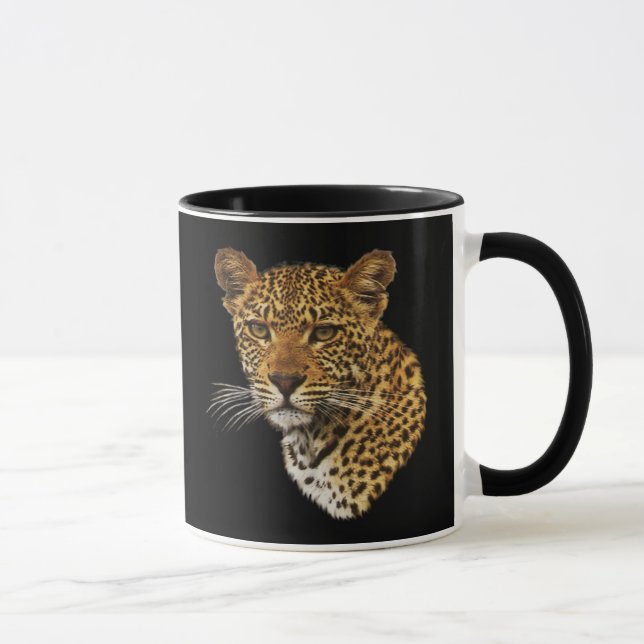 Cheetah Cat Coffee Mug (Right)
