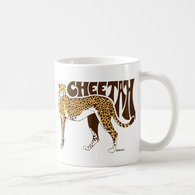 Cheetah Coffee Mug (Right)