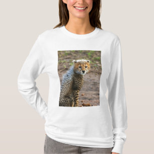 Cheetah Cub Acinonyx Jubatus) T-Shirt
