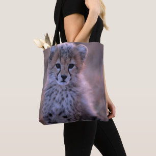 Cheetah Cub   Savannah, Kenya Tote Bag