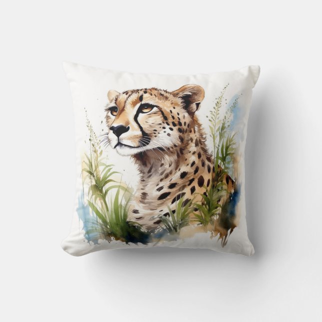 Cheetah Cushion (Front)