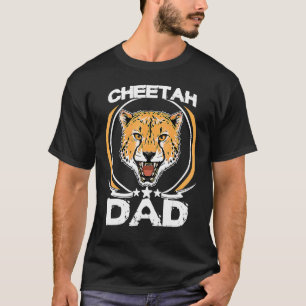 Cheetah Dad For Father Day Cute Animal Dad For Men T-Shirt