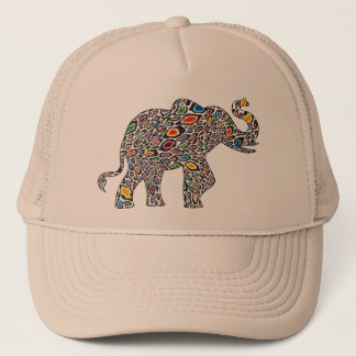 Cheetah-Elephant- Trucker Hat