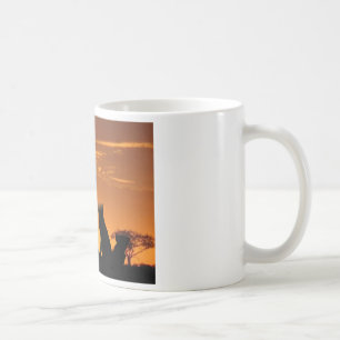 Cheetah family coffee mug
