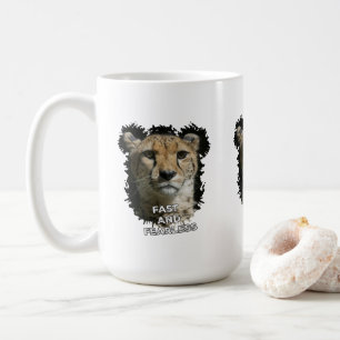 Cheetah Fast And Fearless Coffee Mug