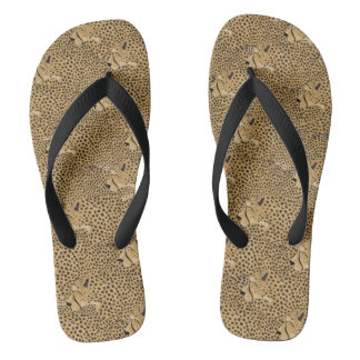 Cheetah Flip Flops