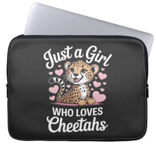 Cheetah Funny Quote  Laptop Sleeve