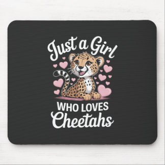 Cheetah Funny Quote Mouse Pad