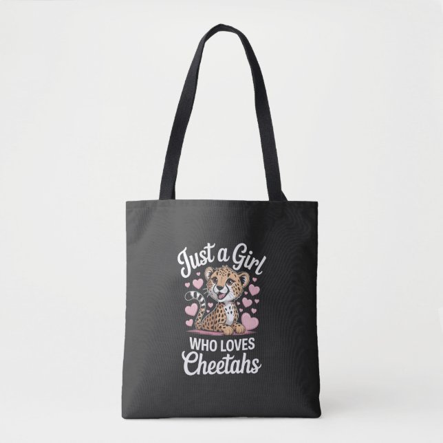 Cheetah Funny Quote  Tote Bag (Front)