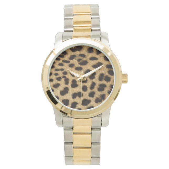 Cheetah Fur Print Watch (Front)