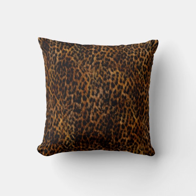 Cheetah Fur Texture Cushion (Front)