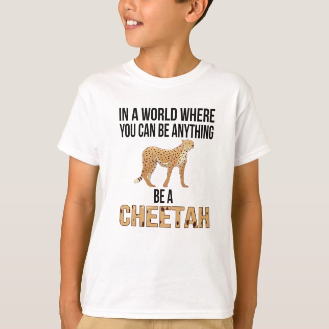 Cheetah Gifts Cheetah Lover African Savanna Animal T-Shirt (Front)