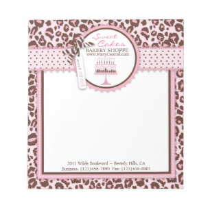 Cheetah Girl Business Mini Notepad