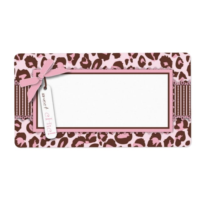 Cheetah Girl Name Tag (Front)