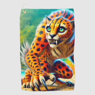 Cheetah Golf Towel