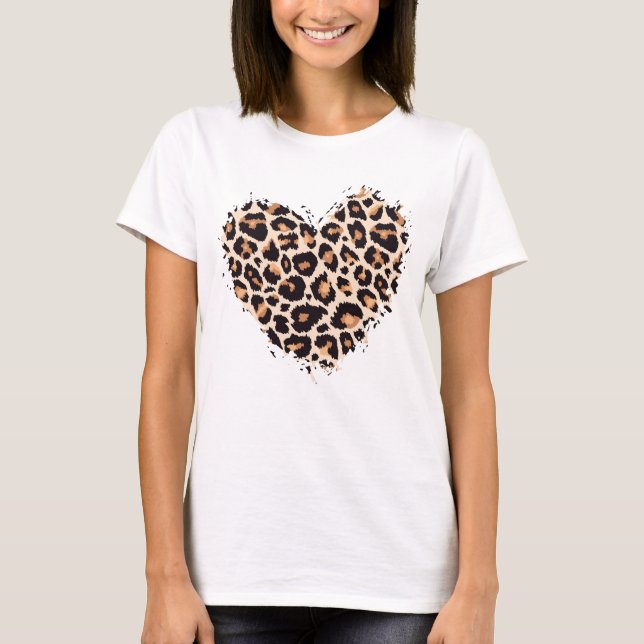 Cheetah Heart T-Shirt (Front)