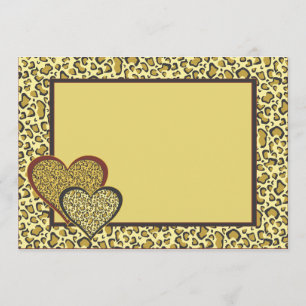Cheetah Invitation