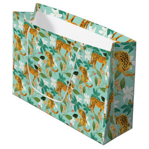 Cheetah Jungle Large Gift Bag