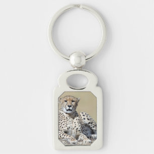 Cheetah Key Ring