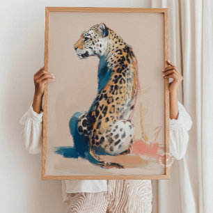 Cheetah Leopard Painting Wall Art Painting Safari 