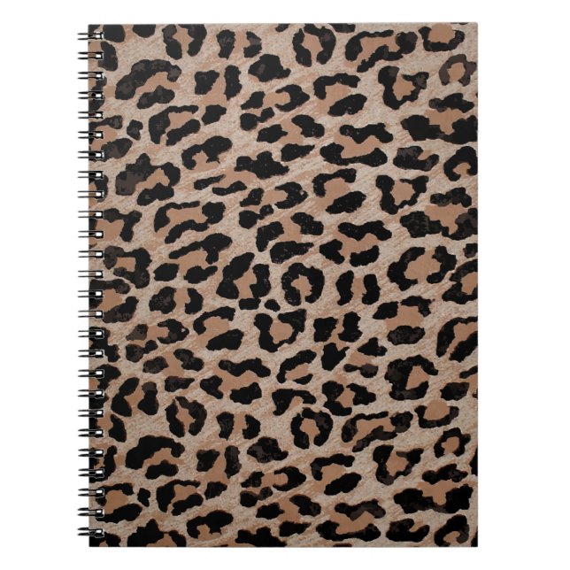 cheetah leopard print notebook (Front)