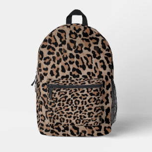 cheetah leopard print printed backpack
