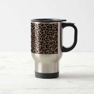 cheetah leopard print travel mug