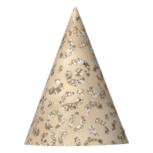 Cheetah Leopard Skin Print Pattern Animal Party Hat