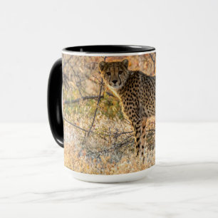 Cheetah Looking Around Mug